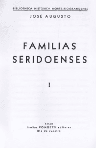 Familias Seridoenses - josé augusto